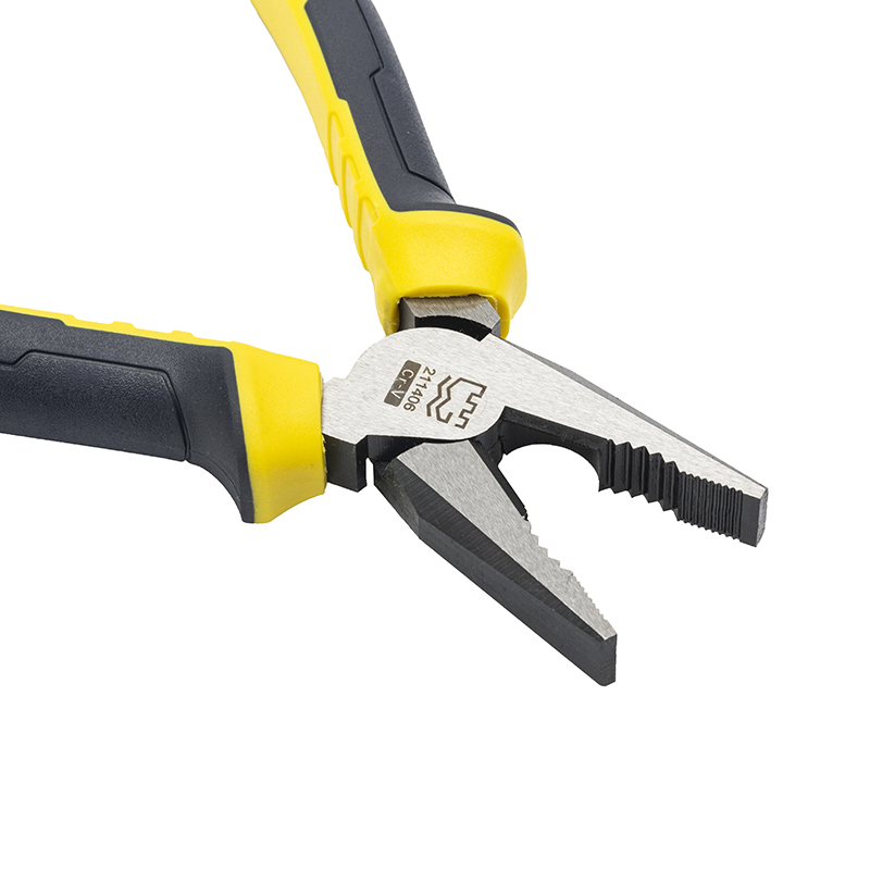 Great Wall Industrial-Grade German-Style Bi-Color Handle Combination Pliers，Labor-Saving